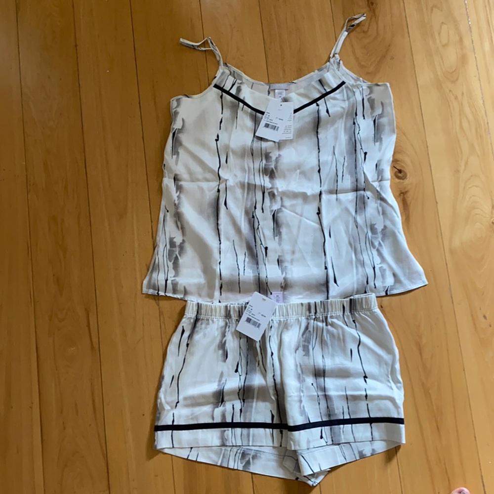 Hanro Abstract Print Pajama Set